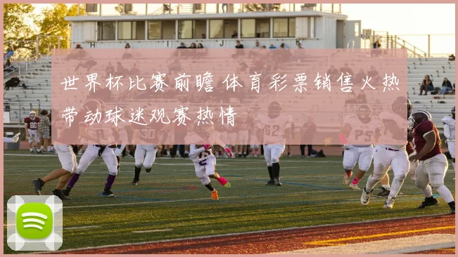 世界杯比赛前瞻 体育彩票销售火热带动球迷观赛热情